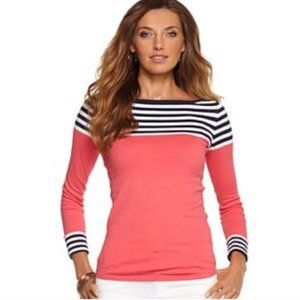 Lilly Pulitzer Maria Boatneck Long Sleeve Sweater